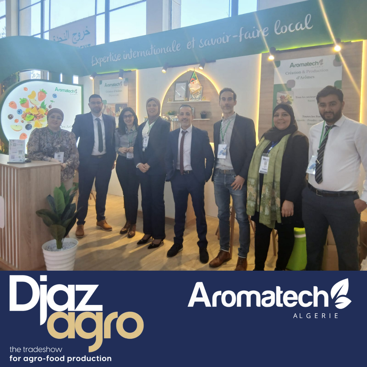 أروماتيك الجزائر في معرض DJAZAGRO 2026: حضور استراتيجي في صميم الابتكار في الصناعات الغذائية